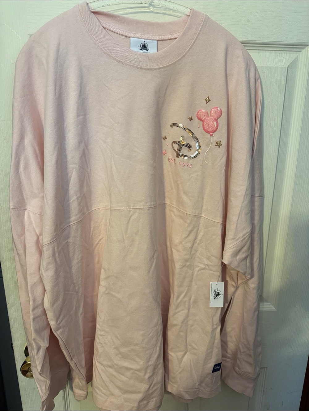 Disney Spirit Jersey Pink long sleeve - NWT - XXL